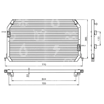 kondenzátor OEM 88460-33060 / 88460-33030 / 88460-06020